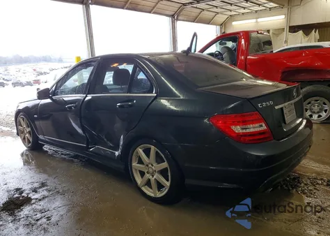 2012 Mercedes-Benz C 250 from USA, damaged, VIN WDDGF4HB8CR207137